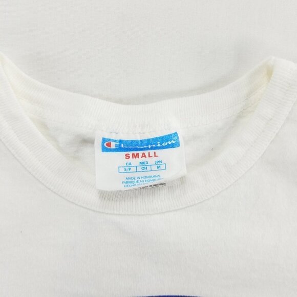 Vtg Champion T-shirt Tee Crew Neck Cotton Top - Picture 3 of 4